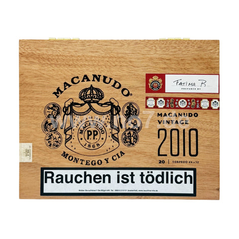Macanudo Vintage 2010 Torpedo Limited Edition