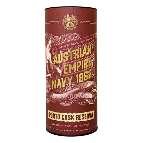 Austrian Empire Navy Reserve 1863 Port Cask  0,7l