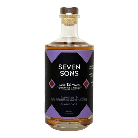 Royal Brackla 12 YO Amontillado Finish Seven Sons for John Aylesbury 0,7l