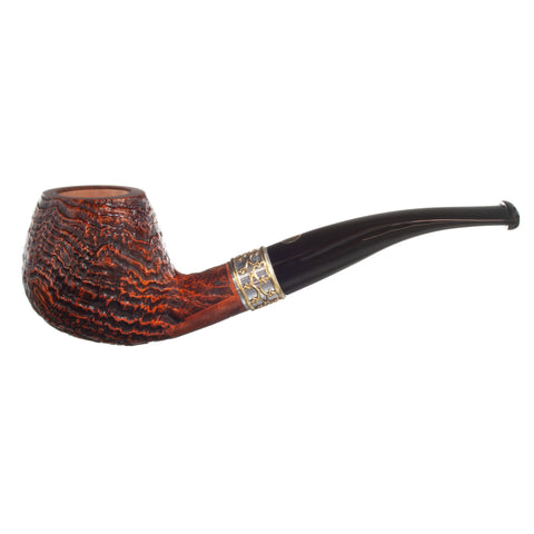 Pfeife Mastro de Paja Rococo sandgestrahlt braun Shape 1
