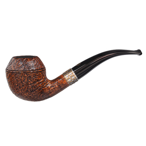 Pfeife Mastro de Paja Rococo sandgestrahlt braun Shape 4