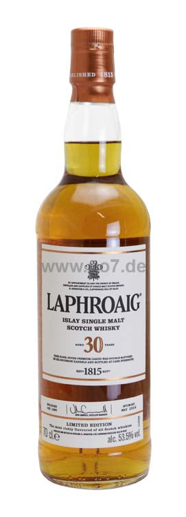 Laphroaig 30 Jahre 1985  0,7l