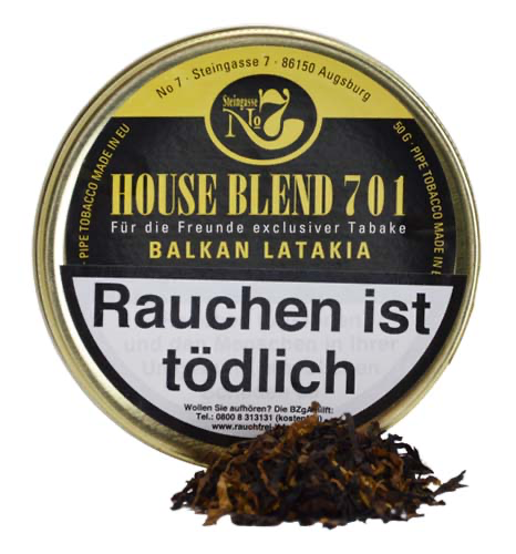 House Blend No. 701 Balkan Latakia (früher: Sobranie) (50g)