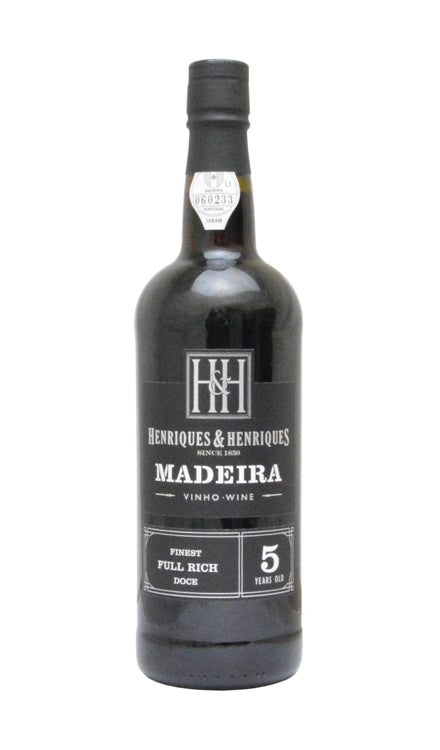 Finest Full Rich 5y Madeira - Henriques & Henriques 0,75l