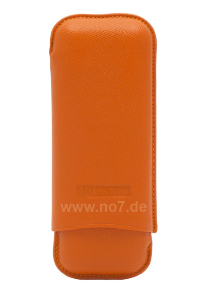 Zigarrenetui M. Wess orange Robusto 2er