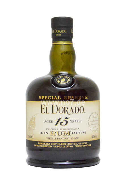 El Dorado Finest Demerara Rhum 15 Jahre   0,7l