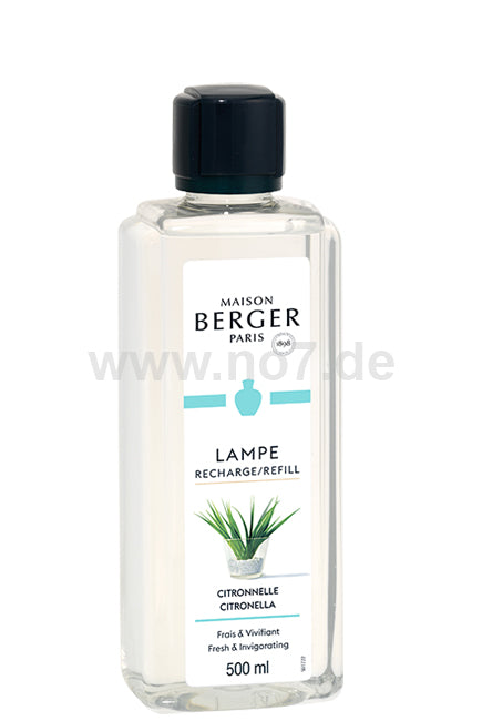 Prickelndes Zitronengras / Citronelle 0,5l - Lampe Berger