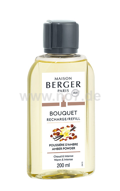 Pudriger Amber / Poussière d' Amber Refill 0,2l - Parfum Berger