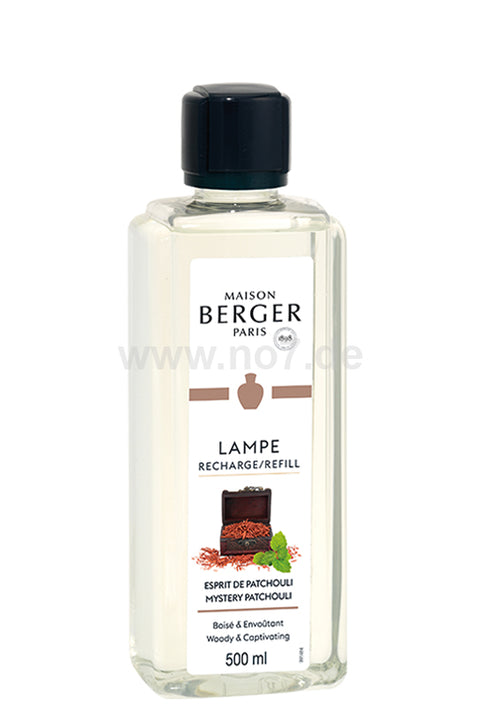 Warmes Patchouli / Esprit de Patchouli 0,5l - Lampe Berger