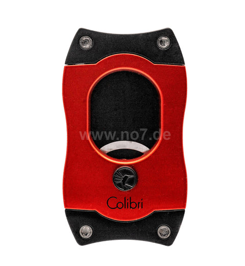 Zigarrencutter Colibri S-Cut rot/ schwarz