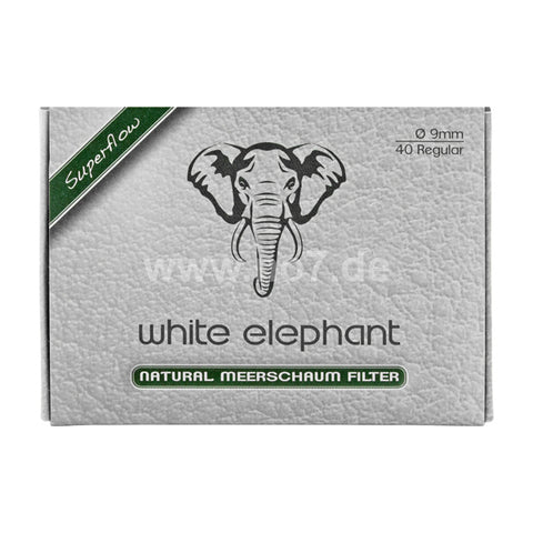 White Elephant Meerschaumfilter 9mm