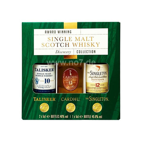 Single Malt Scotch Whisky Discovery Collection 3x0,05l