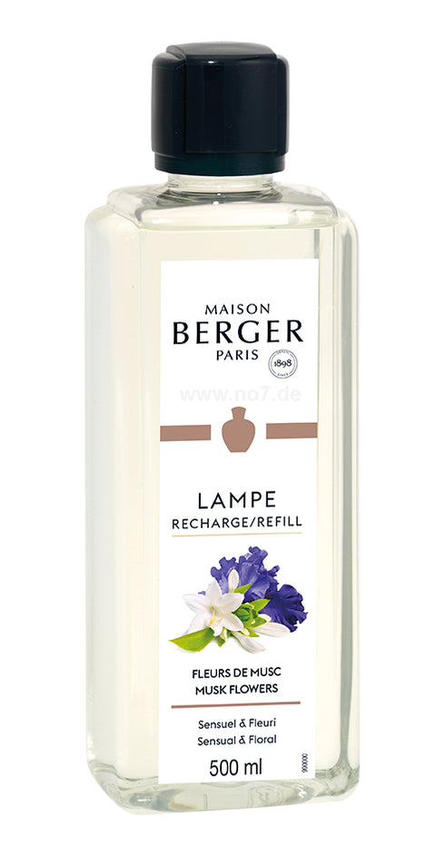 Zarte Moschusblüte / Fleurs de Musc 0,5l - Lampe Berger