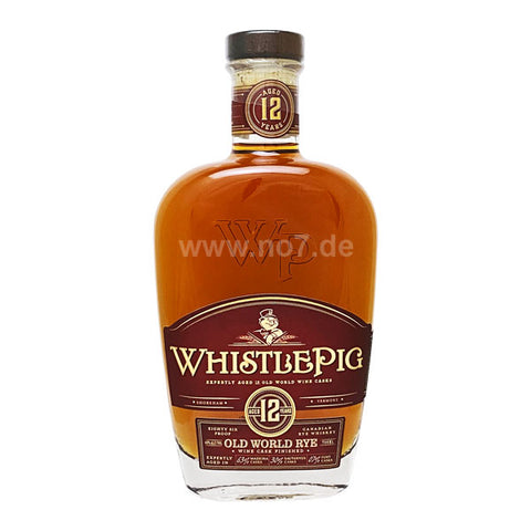 Whistlepig 12Y Old World Cask Finish Rye Whiskey 0,7l