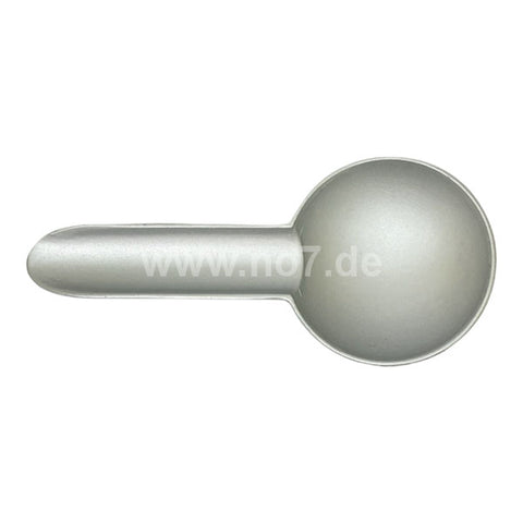 Zigarrenascher Aluminium silber matt mit einer Ablage