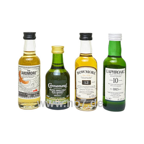 Peated Malts of Distinction MINIATUREN Set 4x0,05l