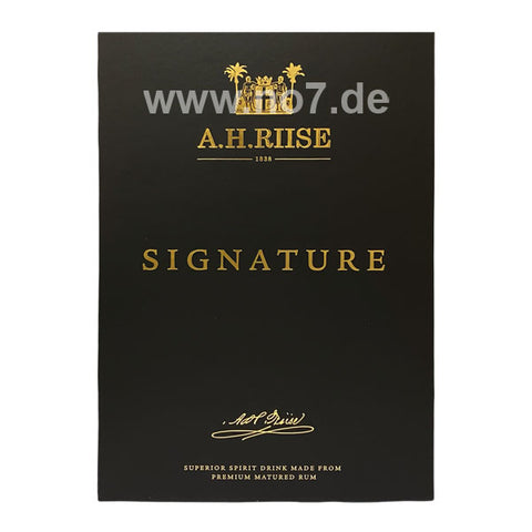 A. H. Riise Signature  0,7l