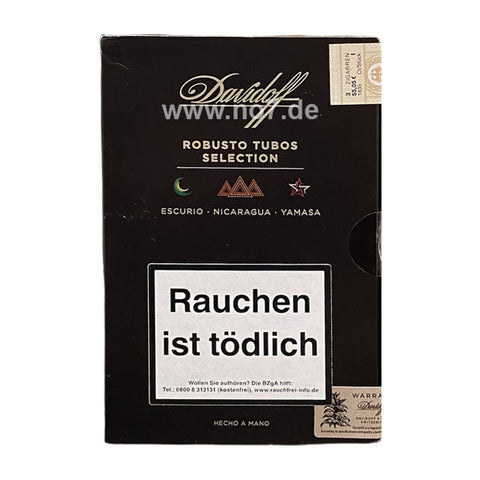 Davidoff Robusto Tubos Selection black (3er)