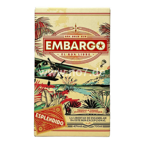 Embargo Anejo Esplendido Rum  0,7l