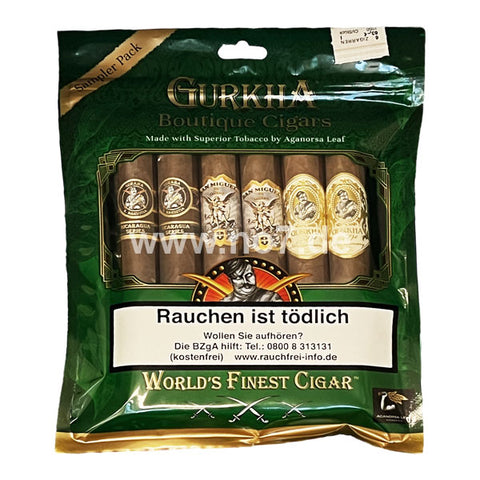 Gurkha Humipack Nicaragua Boutique Cigars Aganorsa Leaf (6er)