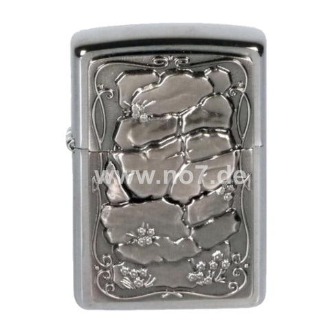 Zippo chrom gebürstet Lizzard Trick