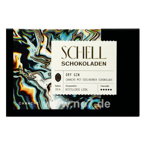 Schell Schokolade - Gin Masterscut, gefüllte Schokolade 100g