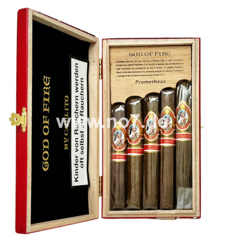 God of Fire Limited Edition 2022 Assortment By Carlito Sampler (5er)