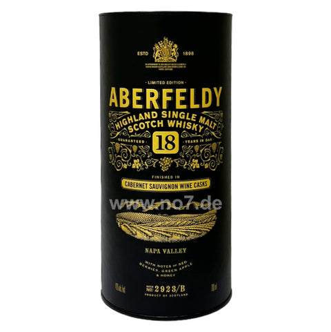 Aberfeldy 18 Years Old Napa Valley Red Wine Casks Finish  0,7l