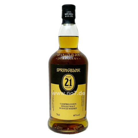 Springbank 21 Years. 0,7l