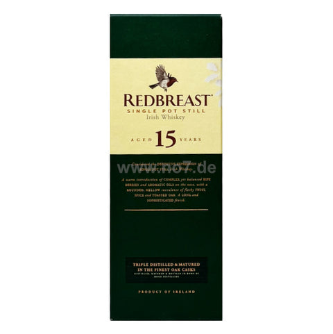 Redbreast 15y Single Pot Still Irish Whiskey 0,7l