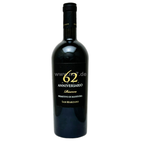 Primitivo Riserva Anniversario 62  2018 - Feudi di San Marzano 0,75l