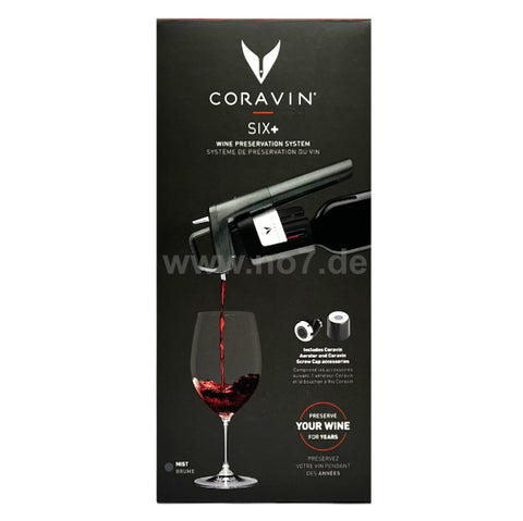 Coravin Model Six+ MIST LE 2023 mit 3 Patronen und 6 Schraubverschluss