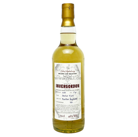 Invergordon 17 YEARS 2005 Single Grain John Aylesbury Private Cask Selection 0,7l