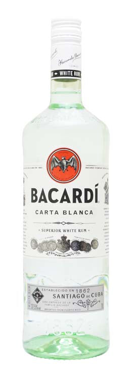 Bacardi Carta Blanca 1,0l