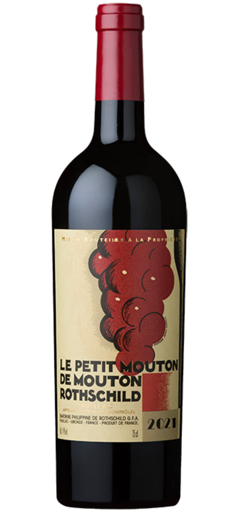 Le Petit Mouton 2021  Zweitwein Chateau Mouton Rothschild Pauillac 0,75l