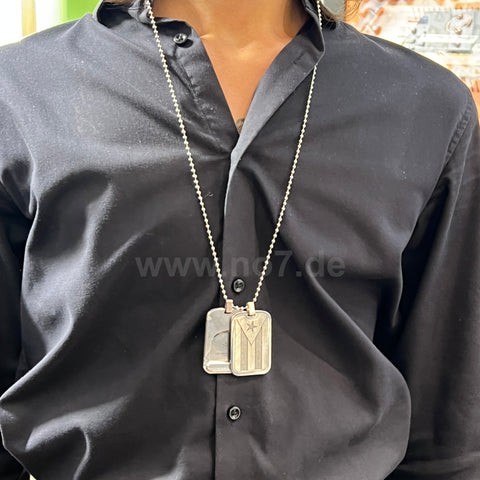 Les Fines Lames LE TAG Flagge Kuba Silber