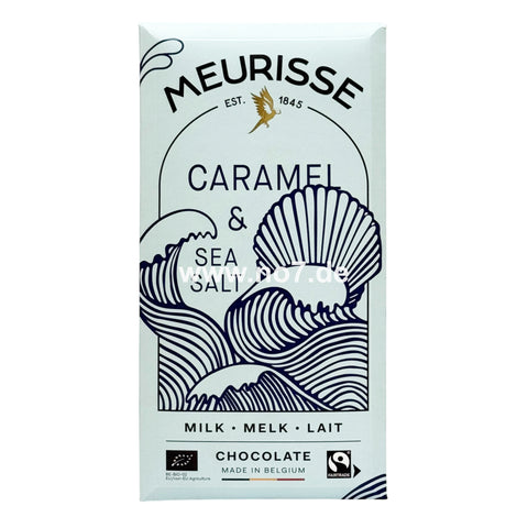 Meurisse Milk Chocolate with Caramel and Seasalt 100g