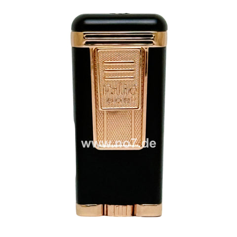 Feuerzeug PALIÓ PRO POLARIS 3er Jet schwarz rosegold