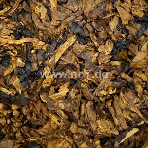 John Aylesbury Irish Autumn (100g) lose Tabakblätter in herbstlichen Braun- und Dunkeltönen, Nahaufnahme Details