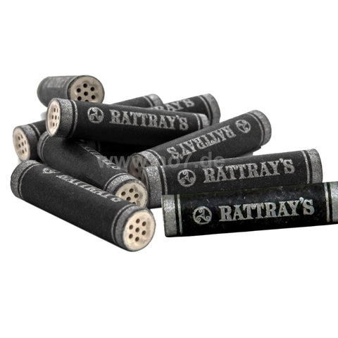 Rattray´s Aktivkohlefilter schwarz 9mm (50er)