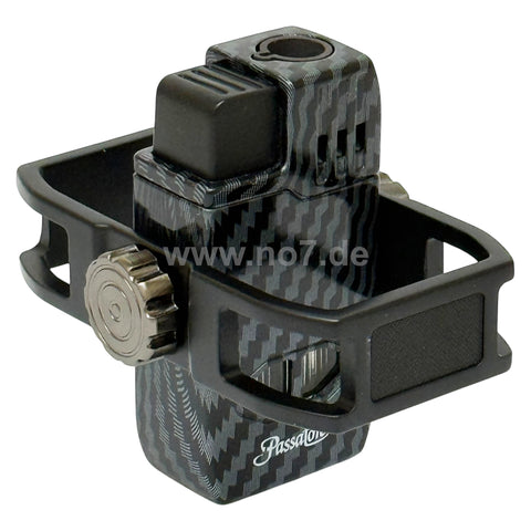 Zigarrenfeuerzeug 1er Jet Duke Carbon/schwarz - Passatore