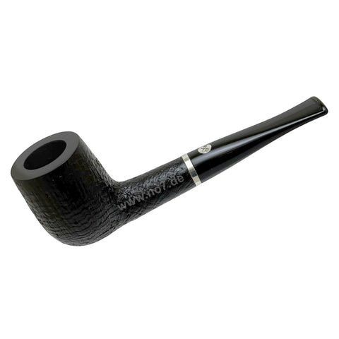 Pfeife Vauen TRADITION sandgestrahlt schwarz mit Stopfer