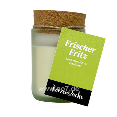 Kerzenssache Frischer Fritz - Mattweiß 250g