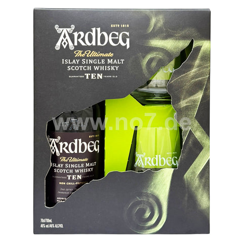 Ardbeg Ten 10 Jahre VAP mit 2 Gläsern 0,7l