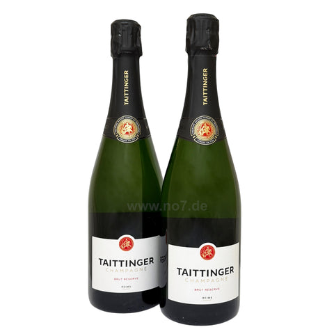 Taittinger Giftpack mit 2 Flaschen Brut Reserve 0,75l