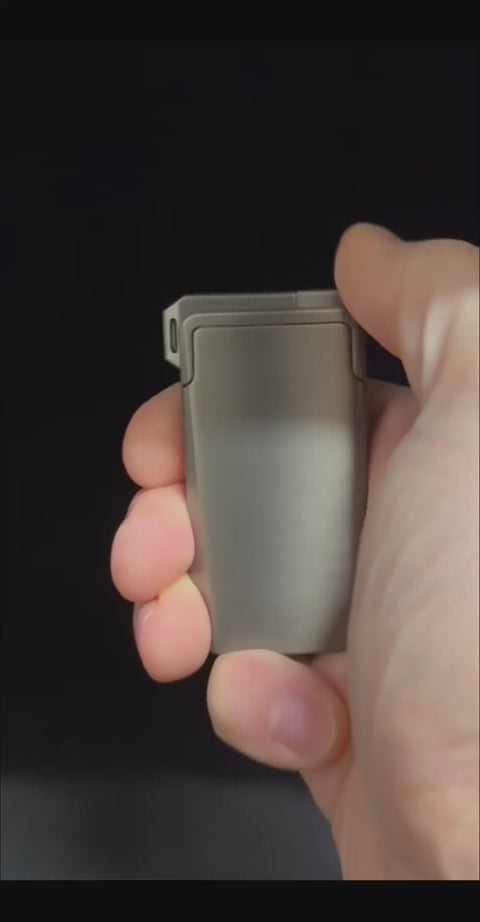 Passatore Pfeifen- und Zigarrenfeuerzeug Devon Dual Flame gun satin